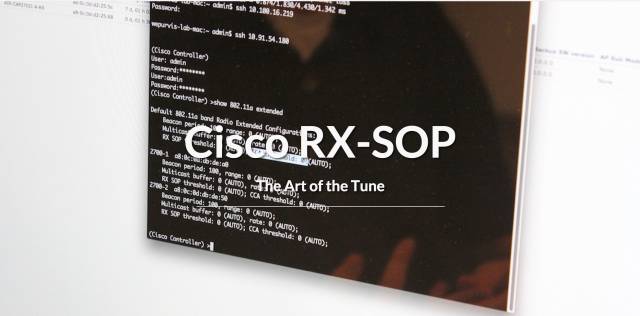 思科RX-SOP 技术 - 无线高密度接入的顶级调整手段
